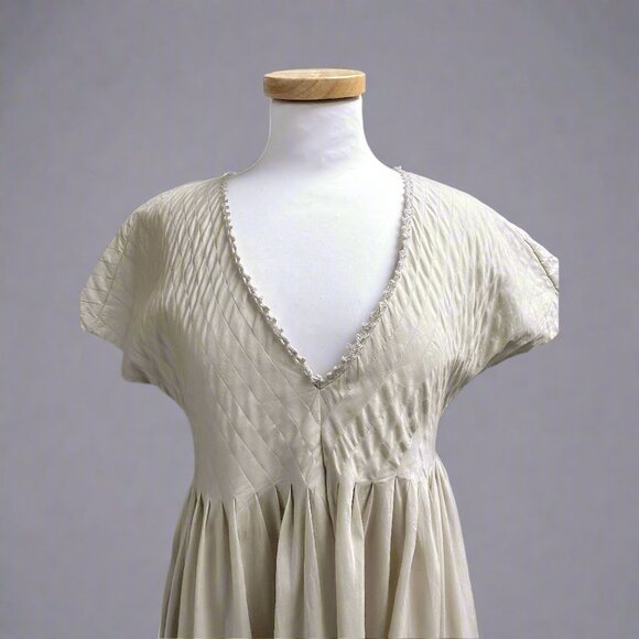 Merlette cream Zeeland dress, size XS - Picture 5 of 6